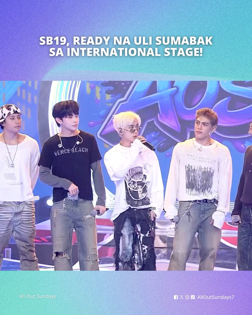 #AllOutSundays #Highlights: After ma-approve ang VISA, global stage na ang susunod para sa #SB19! 🤩🌎 Catch up on more exclusive content of All-Out Sundays on