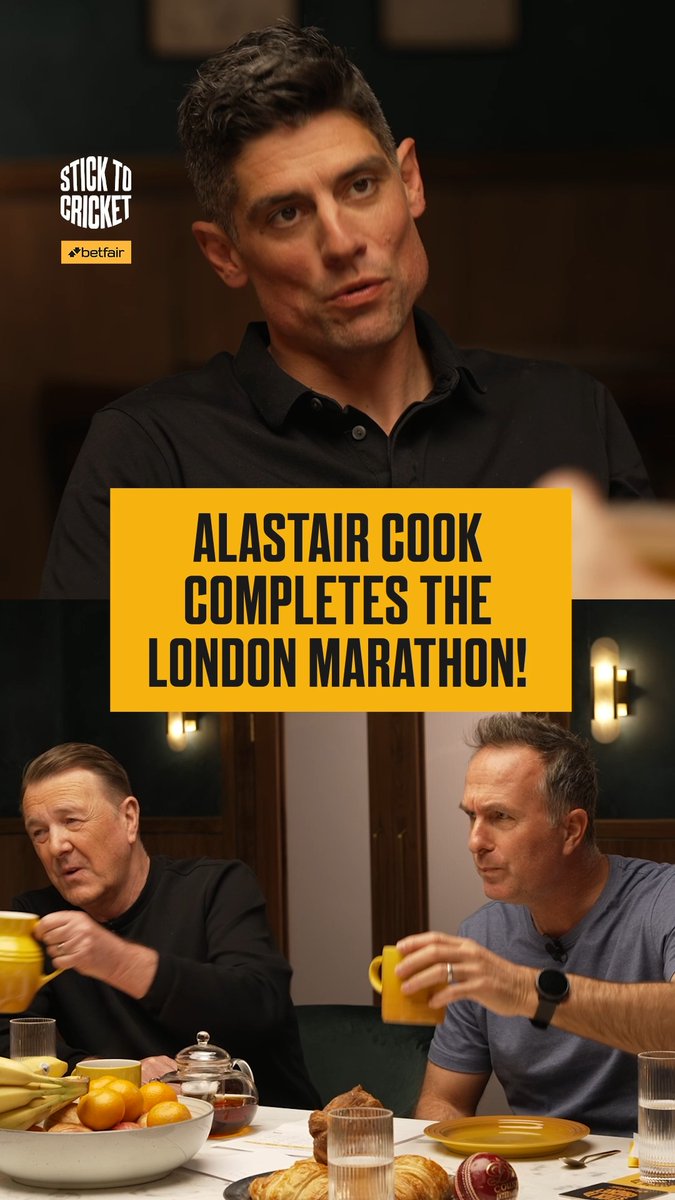 Congratulations to our very own Sir Alastair Cook who completed the London marathon in just over three hours! 👏 Well done to every finisher from yesterday too! 🏅