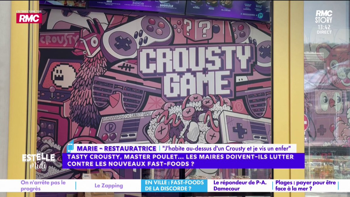 🍗 Tasty Crousty 📞 Marie : "C'est un enfer... Quand on habite au-dessus d'un Tasty Crousty qui est ouvert de 11h à 4h du mat, avec des scooters Uber qui squattent tous les soirs... Ils balançaient l'huile dans les égouts ! Ils ont sorti un lance-flammes pour l'animation !"