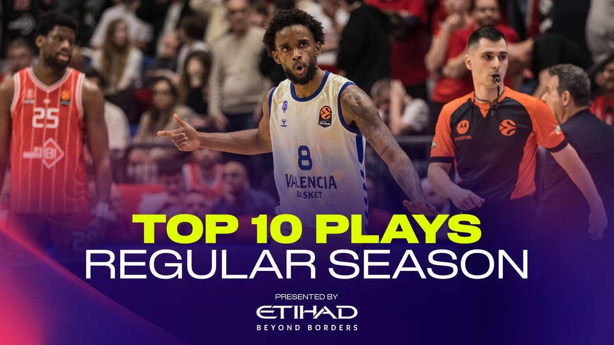 A regular season that had EVERYTHING 🤯 Check out the Top 10 Plays now, agree with our number 1 and 2? 👀 Top Plays of the Regular Season I Etihad Airways
