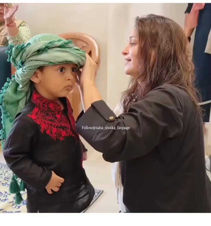 Dipika Kakkar didn't learn a single thing about Hinduism and kept mocking Hindu culture but she learnt tying Arabic turban on her son Hypocrisy much?