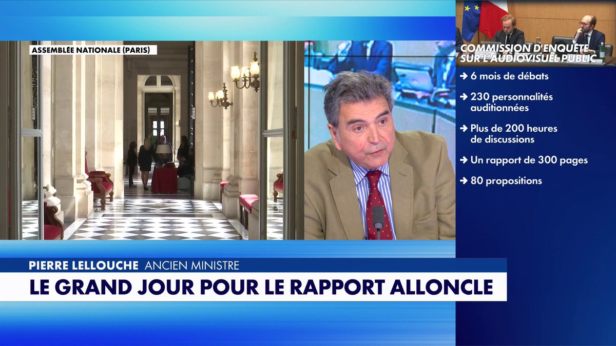 Pierre Lellouche sur le rapport de Charles Alloncle : «J'ai été membre de commissions d'enquête, je n'ai jamais vu un truc pareil», dans #120MinutesInfo Toute l'info est à retrouver sur