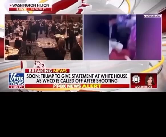They almost reported the truth, so they cut her off. This shows people knew something was going to happen. Shit was planned to get more sympathy for Trump since people are turning their backs on him.
