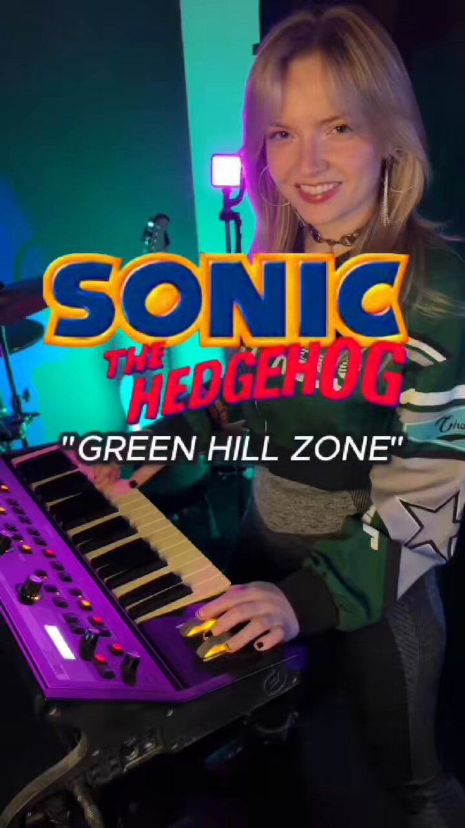 Green Hill Zone - Sonic! 🌴🦔🌀 (Moog Cover) #sonic #vgm #sonicthehedgehog