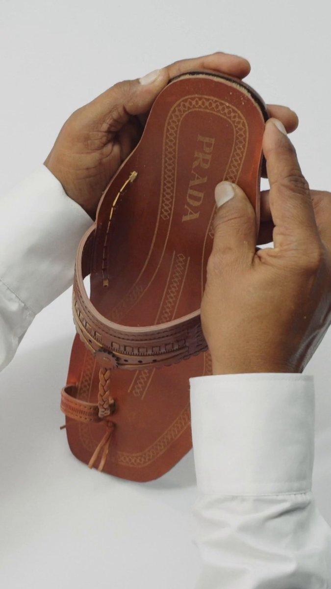 Prada Made in India x Inspired by Kolhapuri Chappals - crafted by LIDCOM and LIDKAR artisans Prada limited-edition collection of sandals combines traditional techniques with Prada’s contemporary design and premium materials to create a unique dialogue between Indian heritage and modern luxury expression. The collection has been manufactured in India by skilled artisans from the Maharashtra and Karnataka regions. As a part of the project, the Group is pleased to announce the foundation of a training program fully funded by Prada, including through the proceeds of the sale of the limited-edition sandal collection, dedicated to artisans from the eight districts in India where Kolhapuri Chappals are traditionally manufactured. Developed in collaboration with LIDCOM, LIDKAR and leading design institutes - the National Institute of Fashion Technology (NIFT) and the Karnataka Institute of Leather & Fashion Technology (KILT) -, the program is designed to strengthen design and technical skills, enabling artisans to create products that meet evolving market needs, while ensuring the continued relevance of this traditional craft. This initiative reflects the Group’s long-standing commitment to reinvest in education and culture. Discover more: #Prada