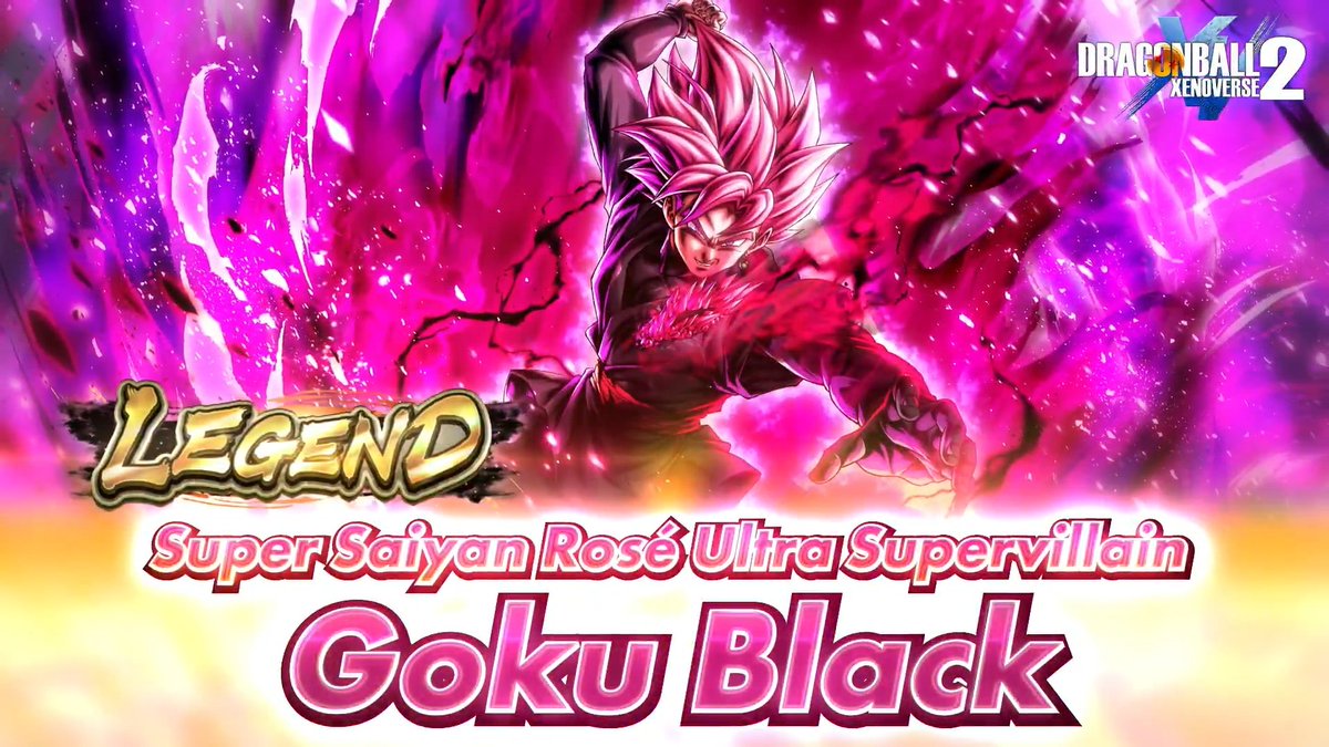 ◥◣New Character Info!◢◤ LR Super Saiyan Rosé Ultra Supervillain Goku Black and SP Super Saiyan God Ultra Supervillain Vegeta from #DragonBallXenoverse2 join the fight! The new characters are scheduled to arrive tomorrow, 4/28 (UTC)! #DBLegends #DragonBall