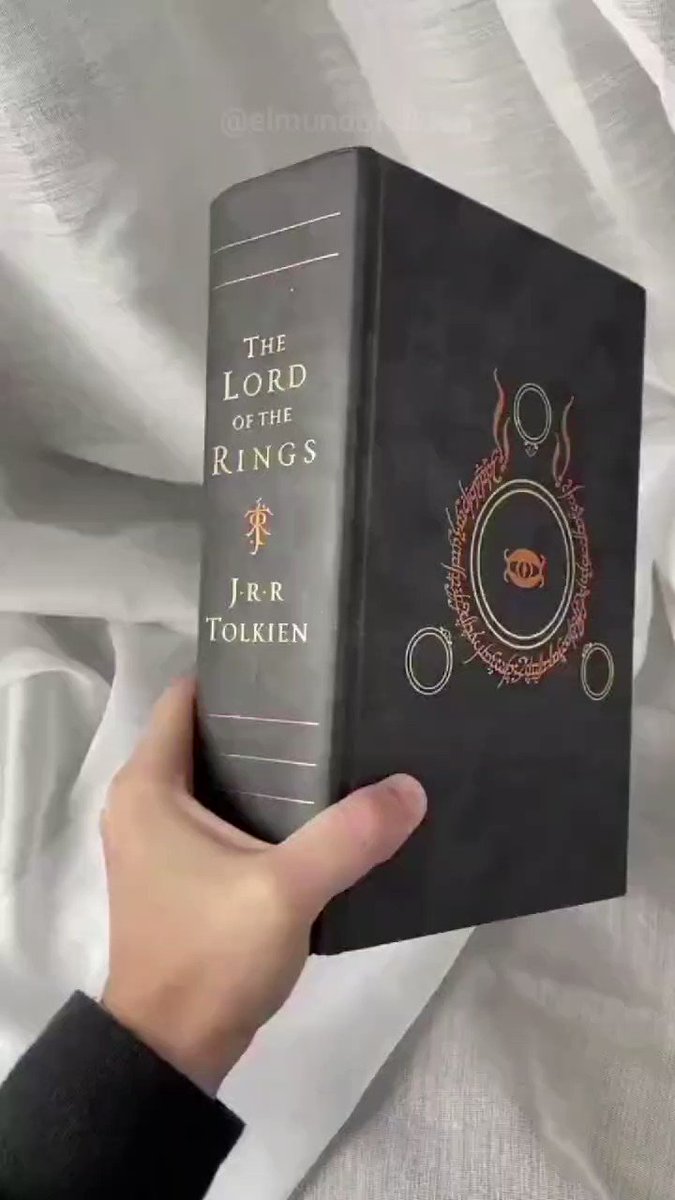 Esta edición de "El Señor de los Anillos" es una verdadera maravilla.
