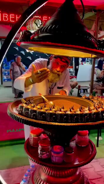 Turkish coffee brewed in hot sand: a 400 year old tradition that began in the Ottoman Empire