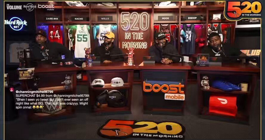 BHen asking Jeff Teague and 520 pod if they seen the video of brittney griner doing the splits