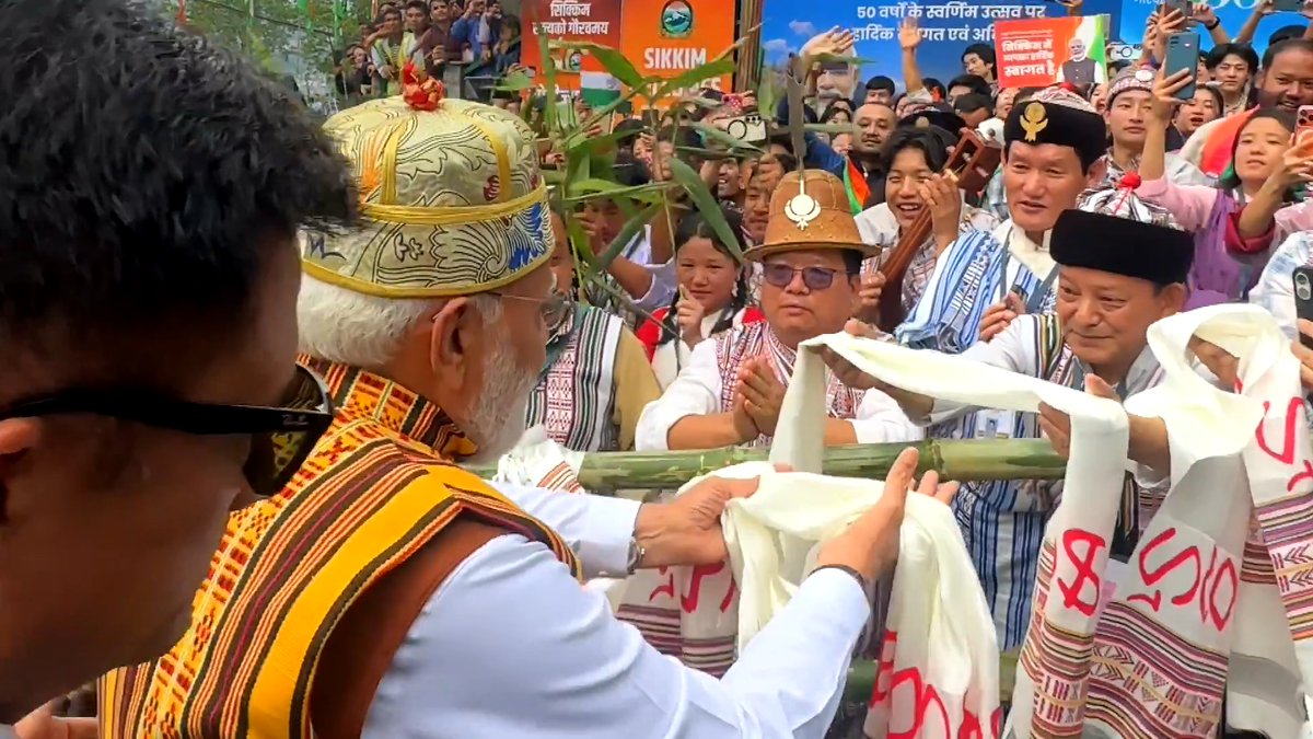 A very special roadshow in Gangtok! Looking forward to tomorrow’s programmes in Sikkim…