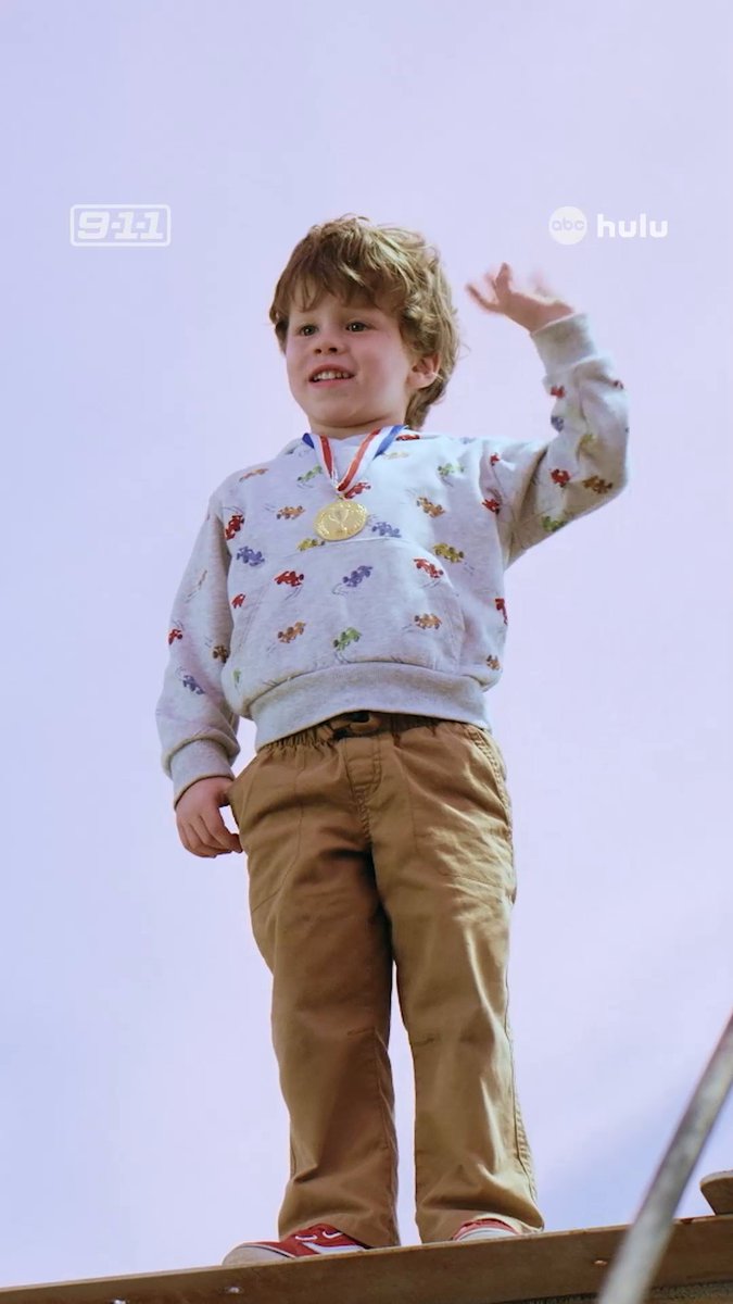 How did he even get up there? 😭 Watch #911onABC Thursday at 8/7c.