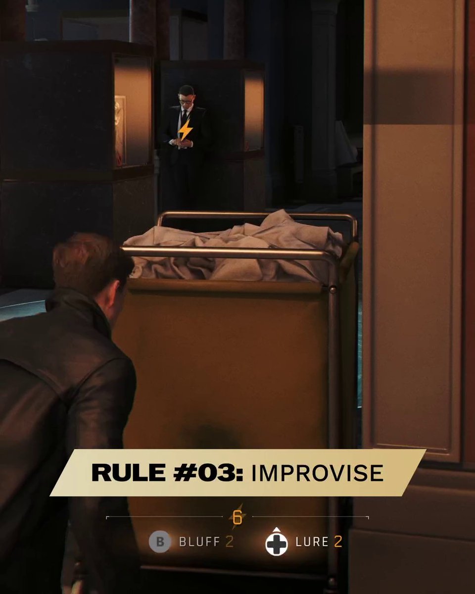 Improvise, the third rule of spycraft. Your moment to moment decisions can mean life or death. Which side you end up on depends on the choice you make. Pre-order now and get a FREE Deluxe edition upgrade. #EarnTheNumber #007FirstLight