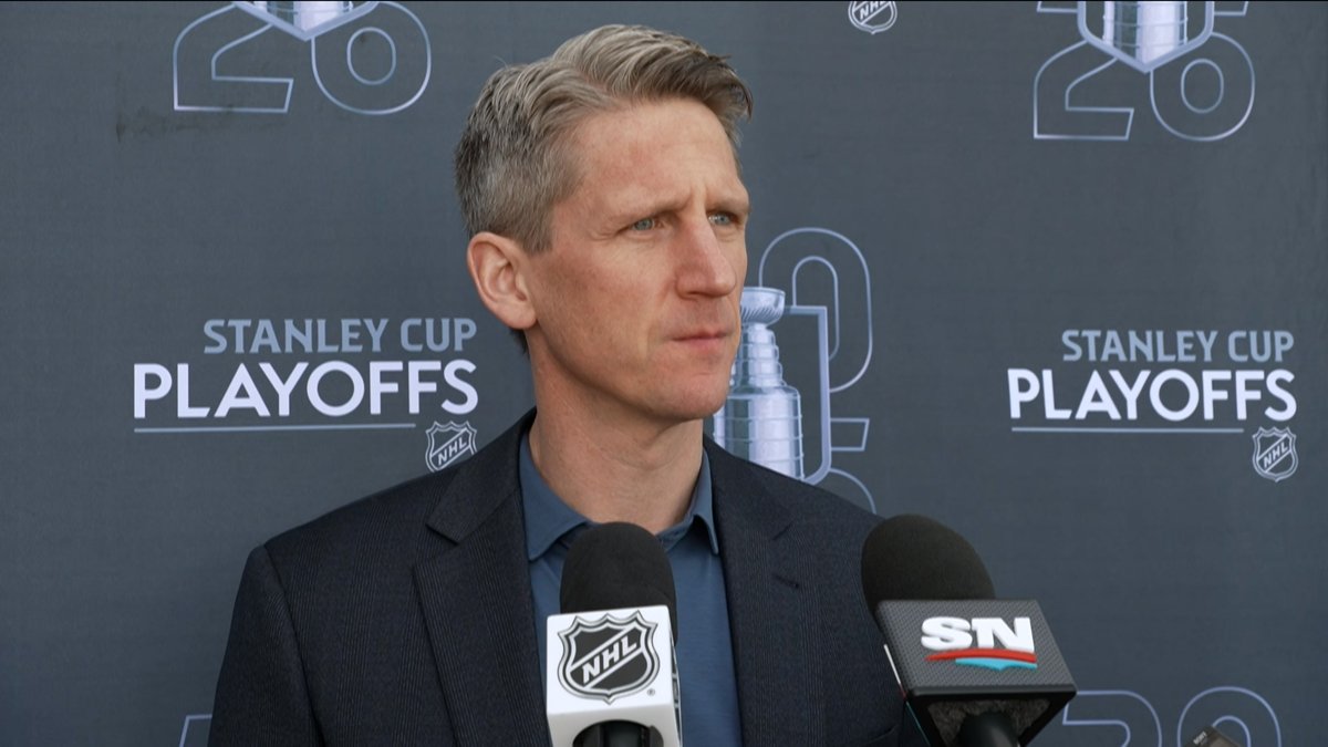 "It's very important that we stay the course &amp; not give them those opportunities… probably the biggest opportunities we’re giving them are on the power play." Coach Knoblauch on the #Oilers playing more disciplined heading into Game 5. Enterprise | #LetsGoOilers