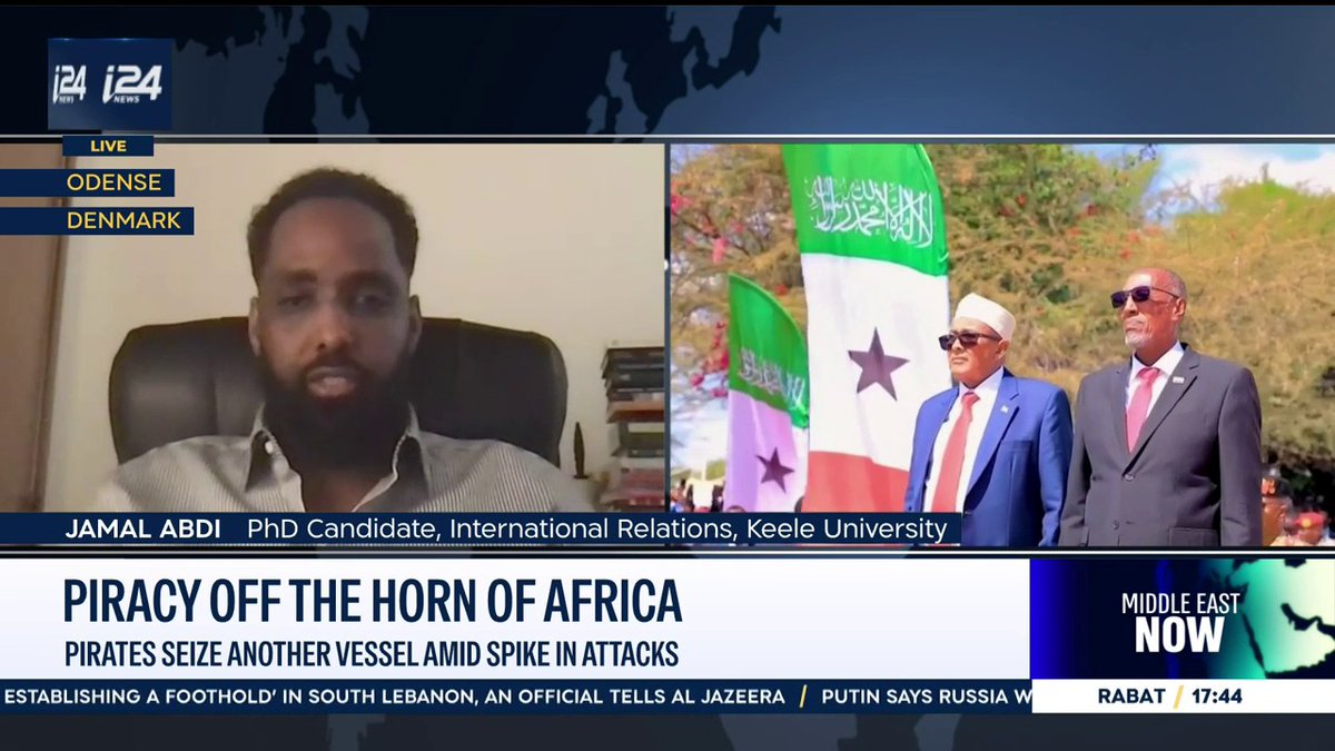 'Somaliland increasingly becoming aware of its own geostrategic importance in times that are characterized by global upheaval' Jamal Abdi with Nicole Zedeck on #MiddleEastNow 👇For more news and updates, visit our official website👇