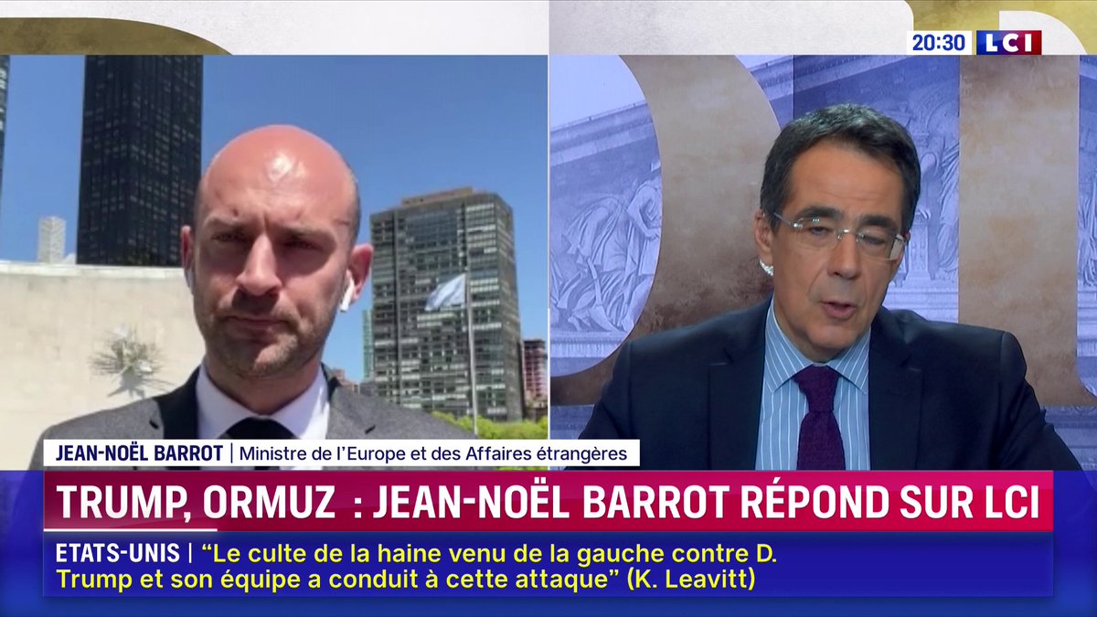 🗣️ "Nous avons négocié avec le régime iranien un recul de son programme, il a refusé. Nous avons réappliqué en septembre les embargos mondiaux qui avaient été levés il y a 10 ans." 💬 Jean-Noël Barrot, ministre des Affaires étrangères