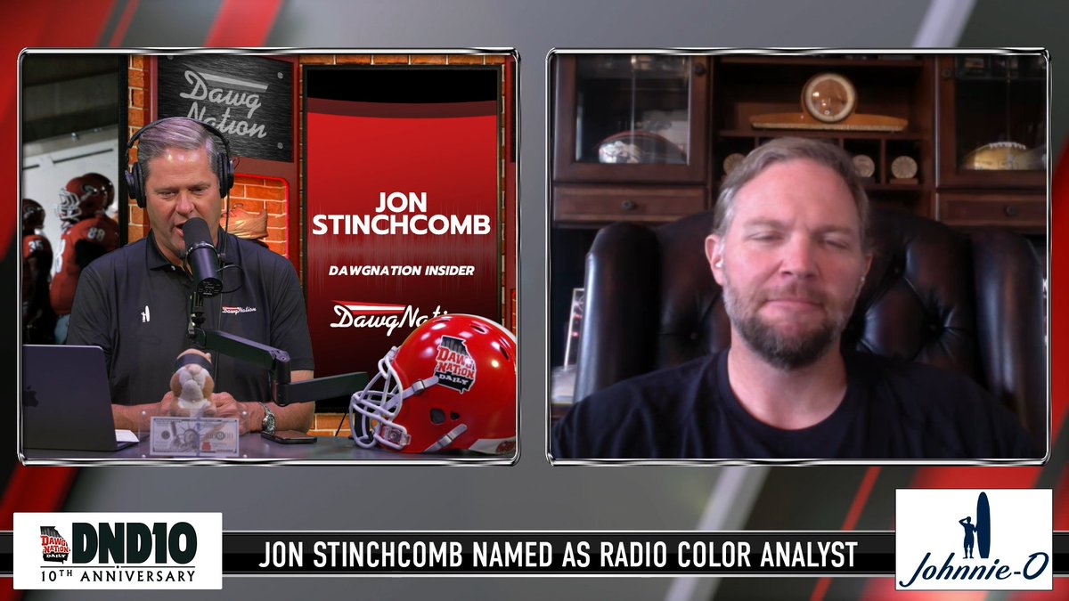 "It undeniably has galvanized games." Georgia football is defined by the voices on the radio. Now, a Dawg legend is joining the booth. Stinch knows the "big shoes" he has to fill following in the footsteps of legends like Larry Munson and Scott Howard. Are you ready for the Stinchcomb era? We sure are. #DawgNation #GoDawgs #UGA #GeorgiaBulldogs