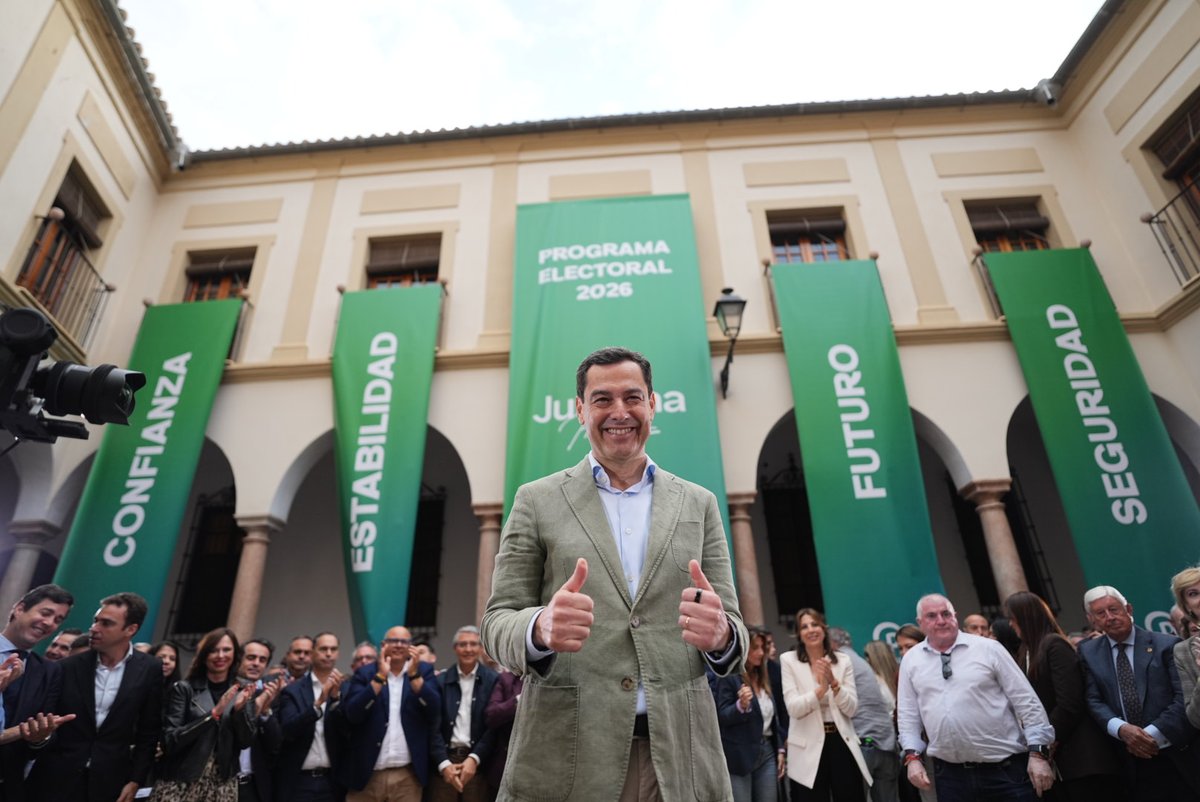 La mayoría de estabilidad en Andalucía depende de muy poquitos votos. Mucho ojo con el exceso de confianza. El 17M: ESTABILIDAD, SEGURIDAD y FUTURO. ¡Sigamos apostando por la vía que funciona! #ConLaFuerzaDeAndalucía