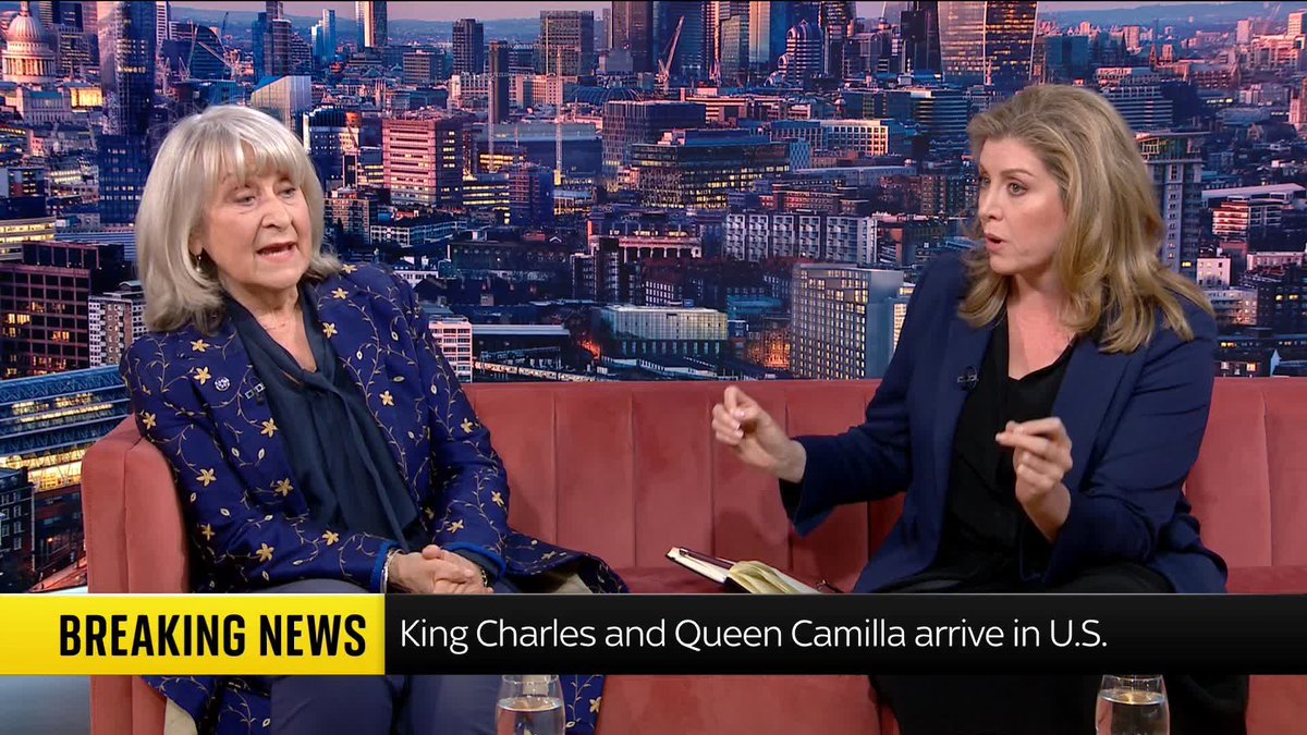 "Iran is about China." Former Conservative Cabinet Minister Penny Mordaunt and Labour Peer and human rights lawyer Baroness Helena Kennedy debate the purpose of the Iran war. Cathy Newman | 📺 Sky 501 and YouTube