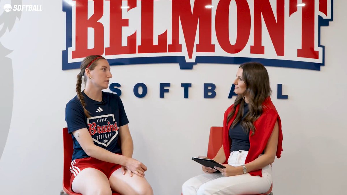 "I'm going to play softball. You're not going to tell me no before I even get the chance to try." Belmont Softball's Coach Laura Matthews, Brenna Blume and Maya Johnson share Johnson's journey with lupus and all she has overcome with Michella Chester. #NCAASoftball