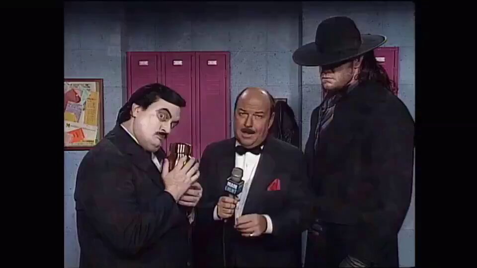 4/27/91: I don't normally associate Undertaker with the Saturday Night's Main Event "era", but here he is!