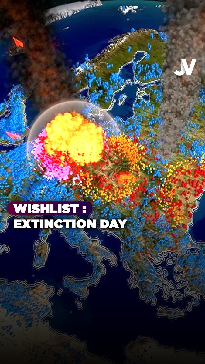 Ce jeu est complètement immoral… et c'est génial. - Destruction de la vie sur Terre - Gestion des catastrophes - Arbre d’évolution - Réactions des humains - Course contre le temps - Parties toujours différentes Ça s’appelle Extinction Day et c’est déjà dispo sur Steam.