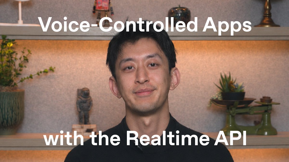 You can build interactive applications with gpt-realtime-1.5, so users can control app state more naturally with voice. Hi Chappy 👋
