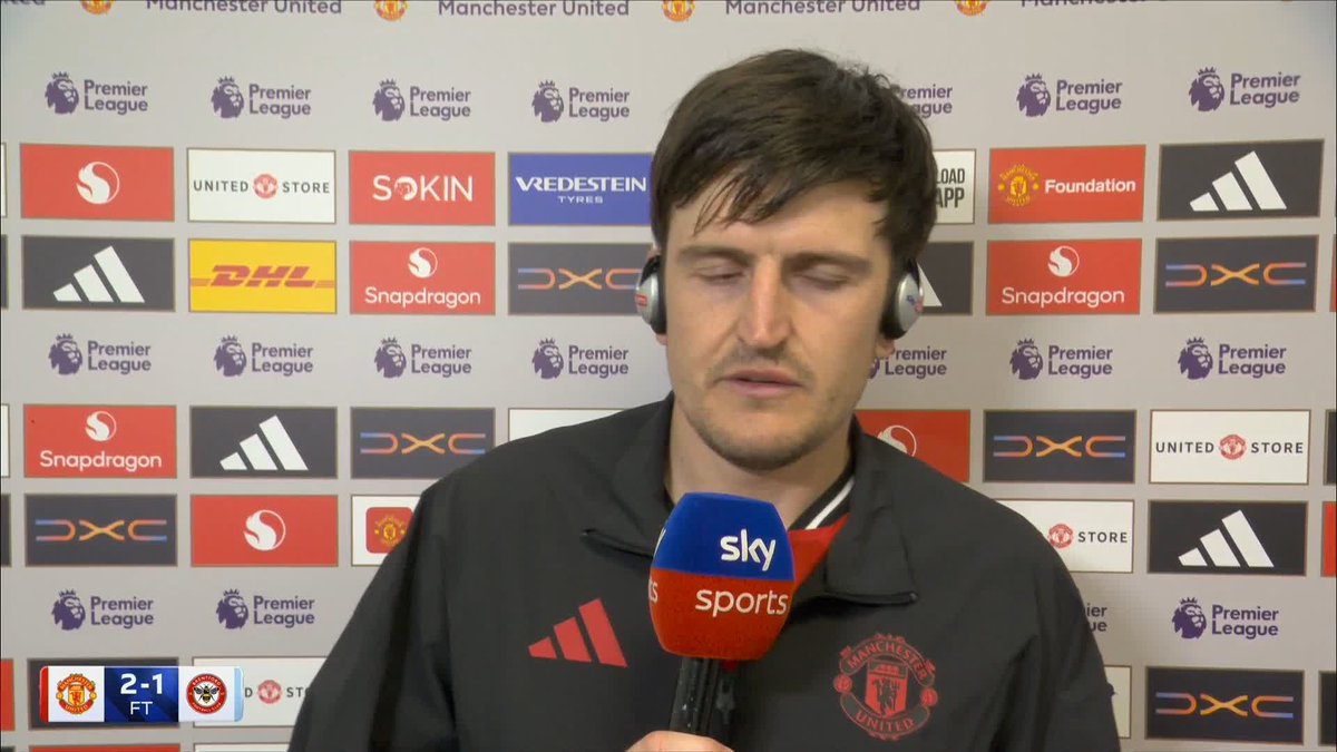 "Everyone's believed in it" 💪 Harry Maguire says Manchester United can still 'get a lot better at this formation.'