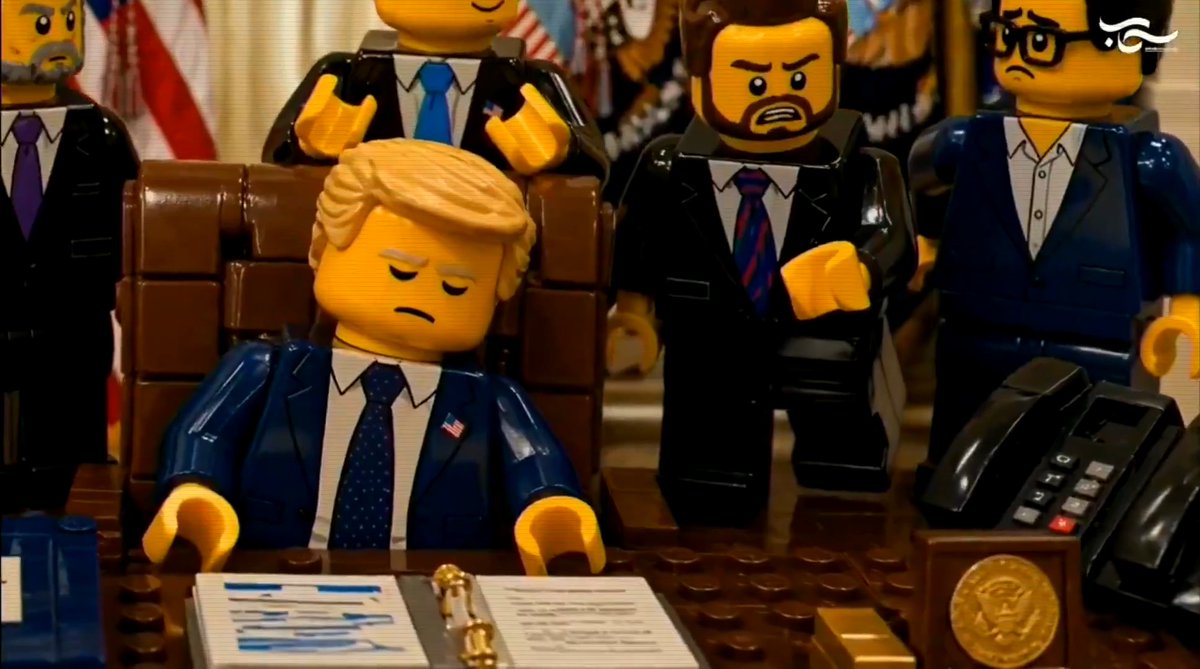 LMAO they didn't pass the chance of cooking Donald Trump sleeping during confereces 🤣😂😭