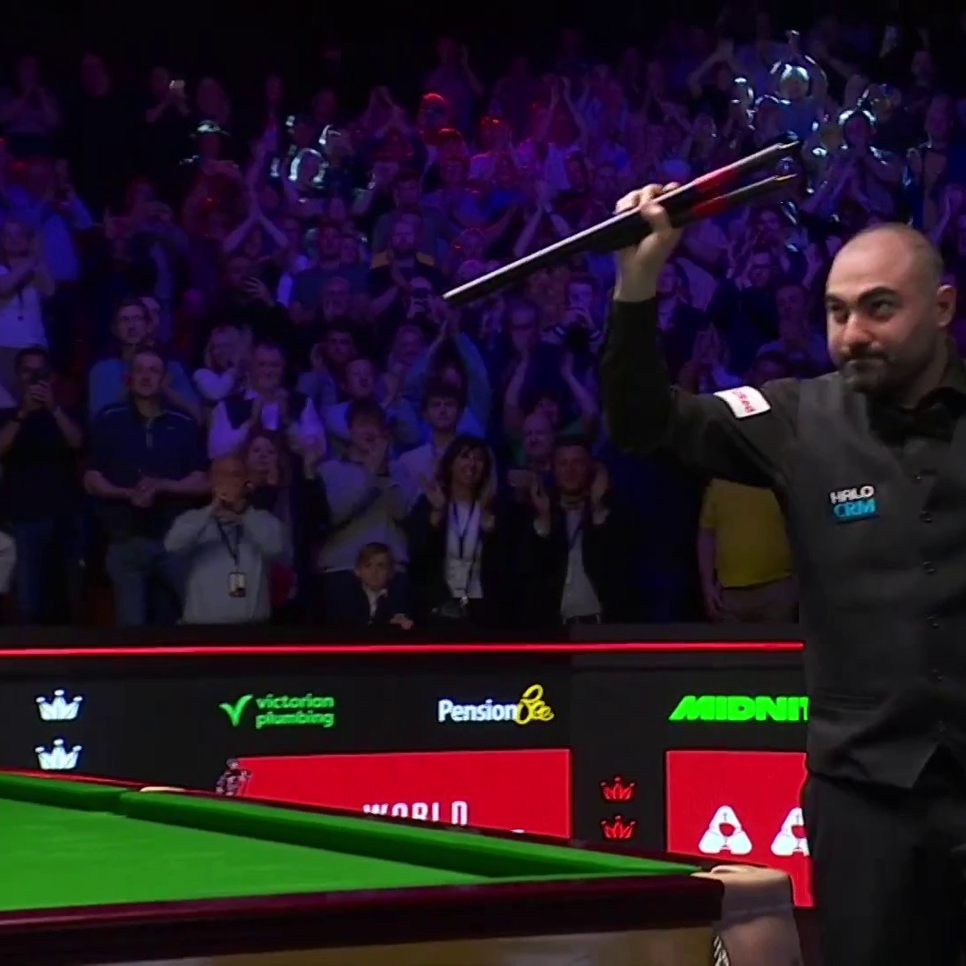 "Hopefully it’s my year!" 👏 Hossein Vafaei is ready to go far at this World Championship after an epic win over Judd Trump 🔥