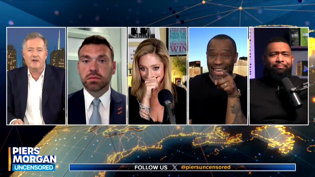 "He got you! Officer down!" Piers Morgan asks Brandon Tatum why his "natural first reaction" to Ilhan Omar's attack was different to Donald Trump's latest assassination attempt. 📺 Piers Morgan | Brandon Tatum | Jo | Marc Lamont Hill