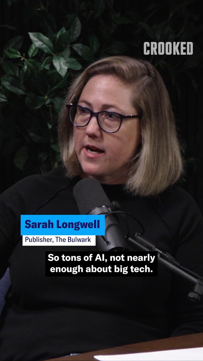 Sarah Longwell wants us to focus on the big tech oligarchs.