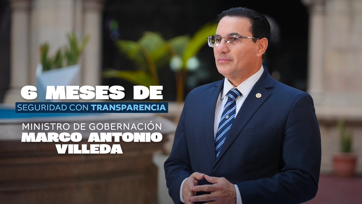 El ministro de Gobernación, Marco Antonio Villeda, presenta resultados de sus primeros seis meses de gestión los cuales marcan un cambio claro en la seguridad ciudadana. 🇬🇹🤝 #SeguridadConTransparencia #EstamosCumpliendo