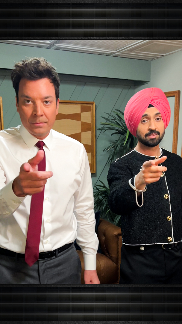.DILJIT DOSANJH brings AURA to Studio 6B 🔥 #FallonTonight #DiljitOnFallon