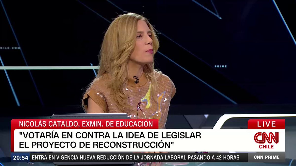 #CNNPrime | Nicolás Cataldo, exministro de Educación: "No aspiramos a la dictadura del proletariado, porque la línea política del PC en Chile es distinta, es la revolución en democracia" Mónica Rincón González 💻