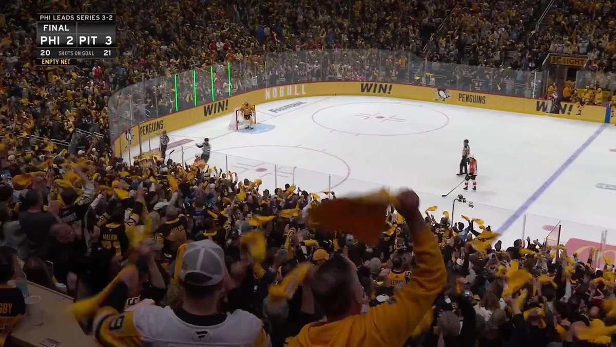 PENGUINS HOLD ON, WE ARE HEADING TO A GAME 6!!!! 😱😱😱