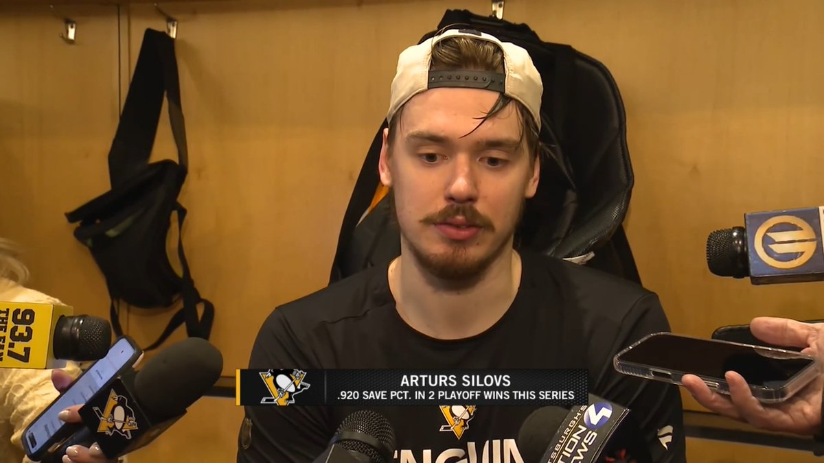 Arturs Silovs following the win tonight: "Everyone bought in... there's nothing to lose anymore. You just have to play hard, play the right direction."