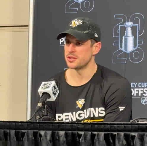 Maybe I’m reading too much into this but Sid looks and sound like a man who believes he’s about to captain a team to history. Pens in 7.