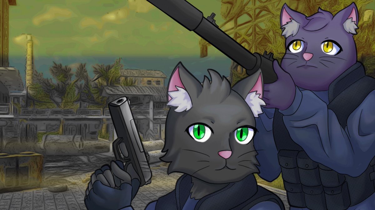 Hide in shelters, outsmart opponents, and play against friends in the ultimate feline conflict: Cat's Wars, available now for Early Access. 🐈⬛