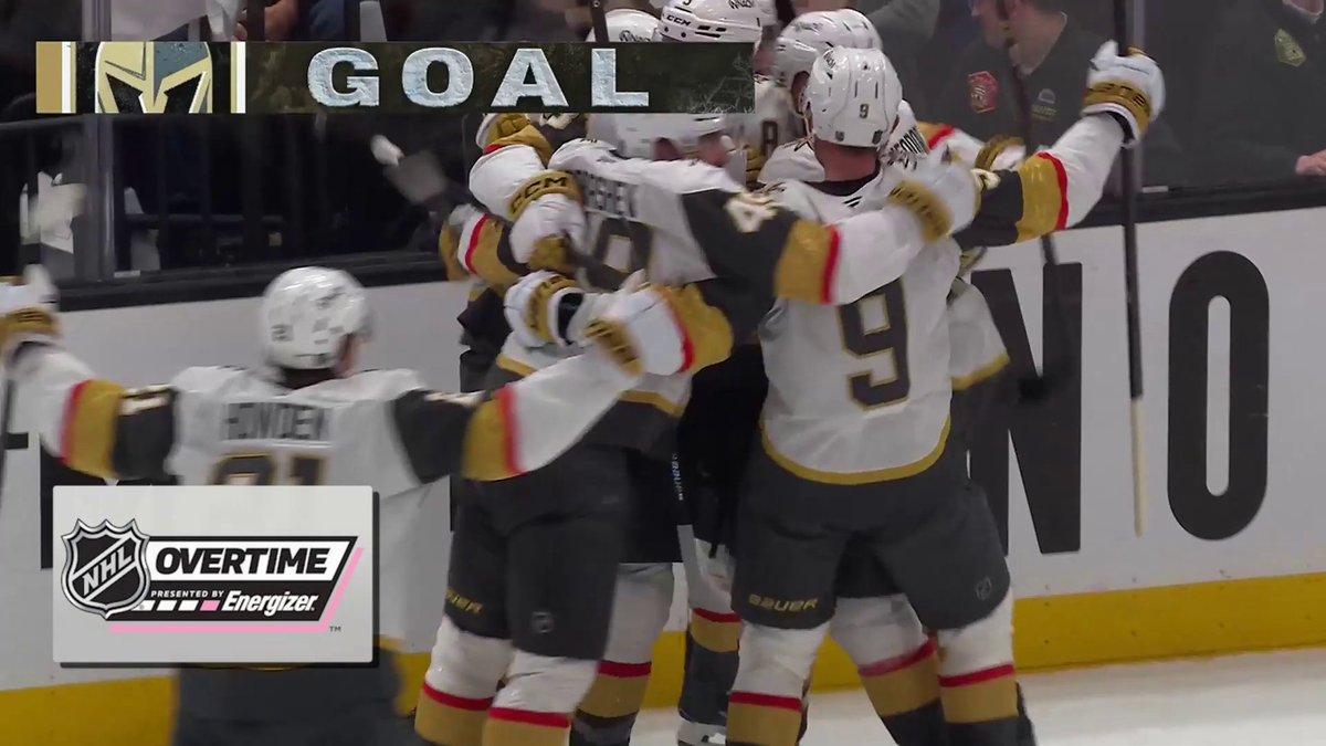 SHEA THEODORE WINS IT IN @ENERGIZER OVERTIME AND TIES THE SERIES! ⚔️ #StanleyCup