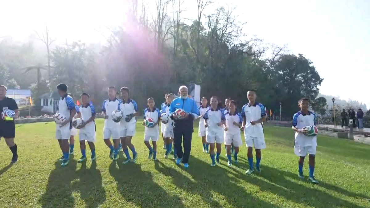 A football morning in Gangtok! We learnt, we played, we celebrated and above everything else, we enjoyed the game….