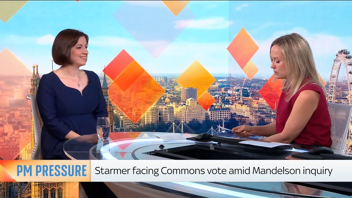 Education sec says she will vote against the motion that the PM should face an investigation into claims he misled Parliament Sophy Ridge challenges Bridget Phillipson on whether there was pressure from No 10 on the Foreign Office over Mandelson's appointment