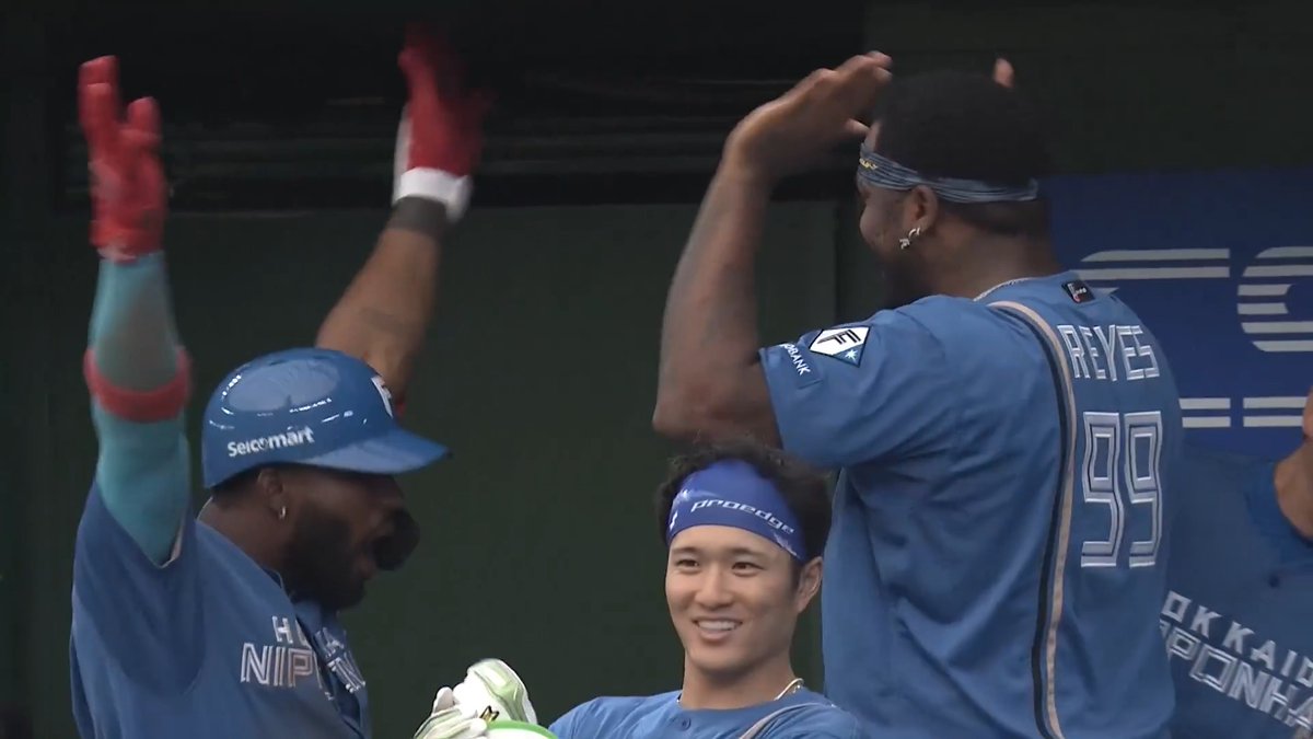 昇格即スタメンで今日は猛アピール！🔥🔥 同点打の次は勝ち越し弾！💪 北海道日本ハム カストロ 選手の今シーズン第3号勝ち越しソロホームラン！🌈 👇ライブ配信はこちら