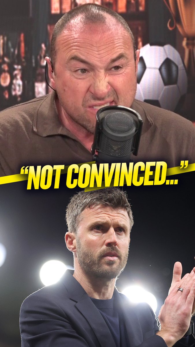 ❌ "I'm not convinced by him..." 👀 "But they'll give him the job by default because who else is there?" Jason Cundy admits he has doubts over Michael Carrick as the next #MUFC boss 🔴