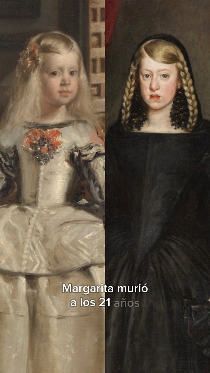 La infanta Margarita de Austria diez años después de "Las meninas" (1656)