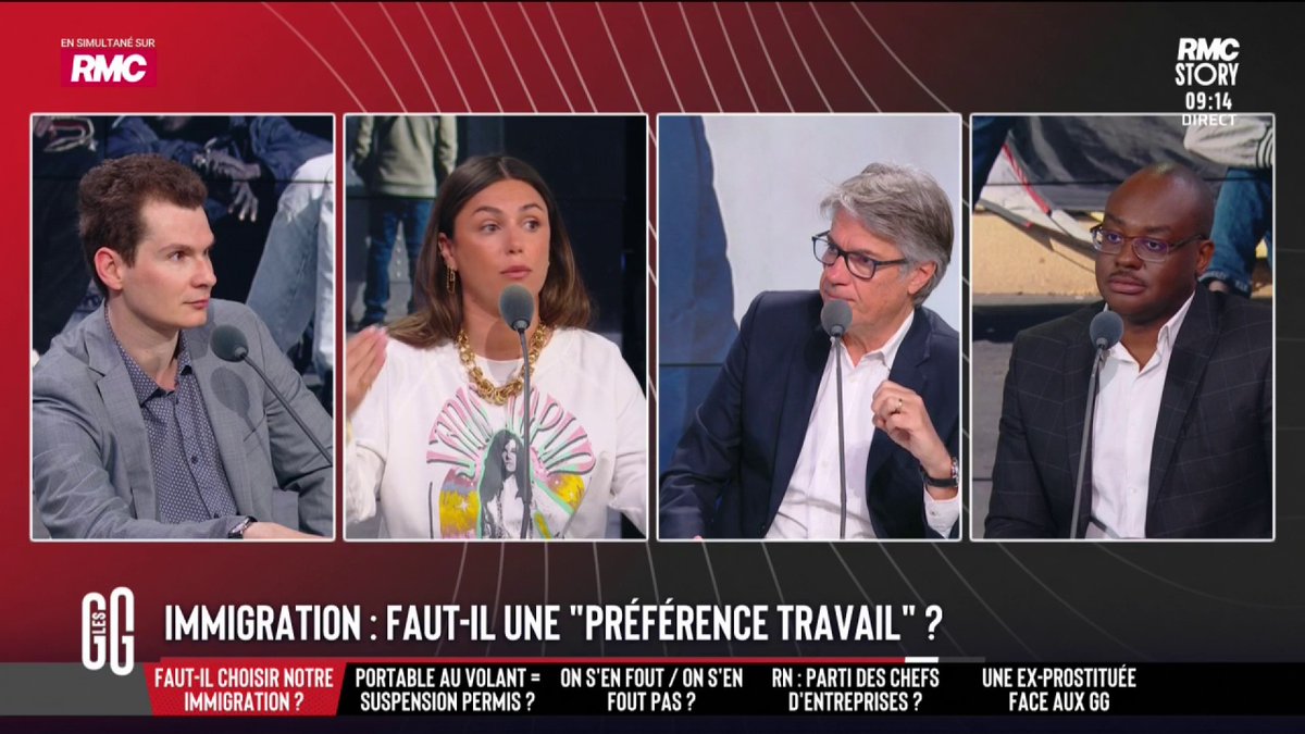 Immigration : faut-il une préférence « travail », comme le préconise Gabriel Attal ? 🗣️ Laura Warton Martinez : "J'ai rarement vu un gamin qui a grandi à Auteuil, Neuilly, Passy qui va aller travailler dans le BTP !" #GGRMC