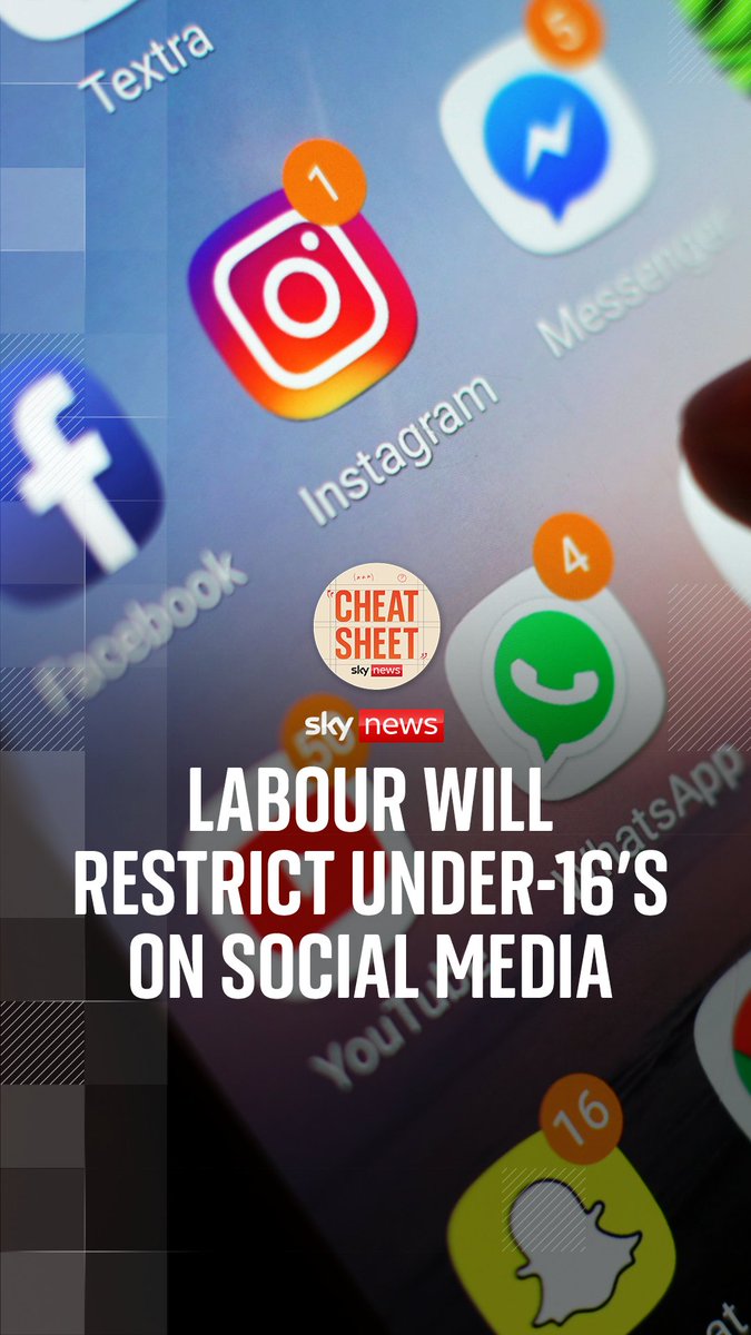 Labour will introduce social media restrictions for under-16s. Ministers say restrictions will be introduced regardless of an ongoing consultation. Catch up on this and today's other top stories on Cheat Sheet. 🔗