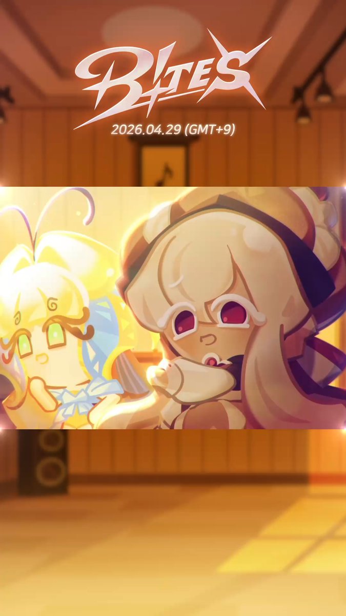 D-1 until B!TES debuts!🙊 All those days and nights spent practicing... It's now time for them to shine on stage!✨ Check out the music video and performance of B!TES in #CookieRunKingdom on April 29 (GMT+9)!🎧 #CookieRun #BITES #Debut