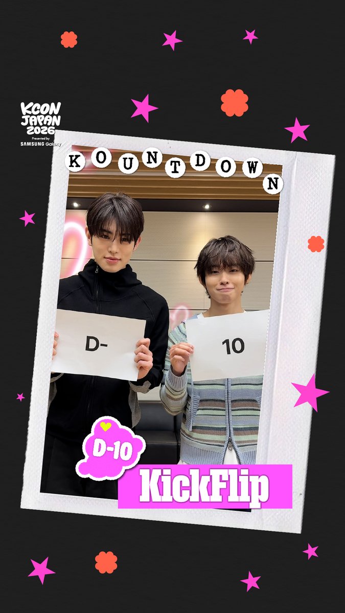 [#KCONJAPAN2026] D-10 KOUNTDOWN 🎉 KCON JAPAN 2026まであと10日！#KickFlip と一緒にKLOVER'S SOUL CITYを歩く準備はできてる？👣 - KCON JAPAN 2026 MAY 8-10 Makuhari Messe Let's #KCON
