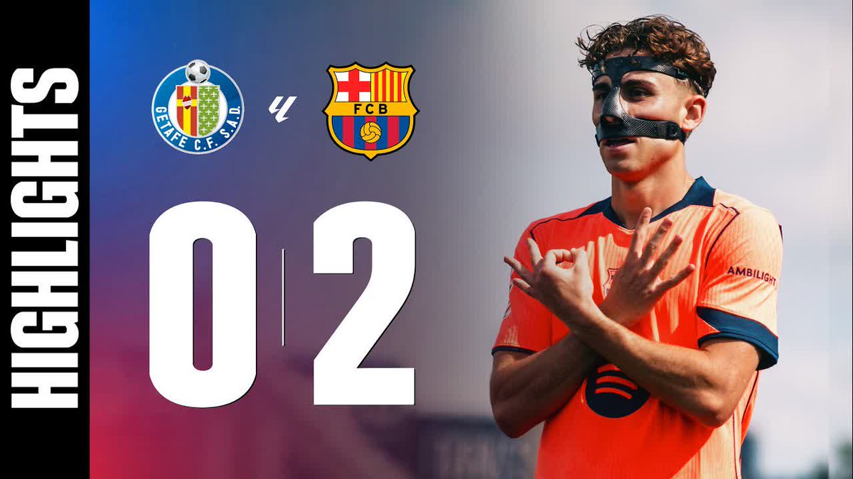 Getafe 0️⃣ - 2️⃣ Barça #LaLigaHighlights