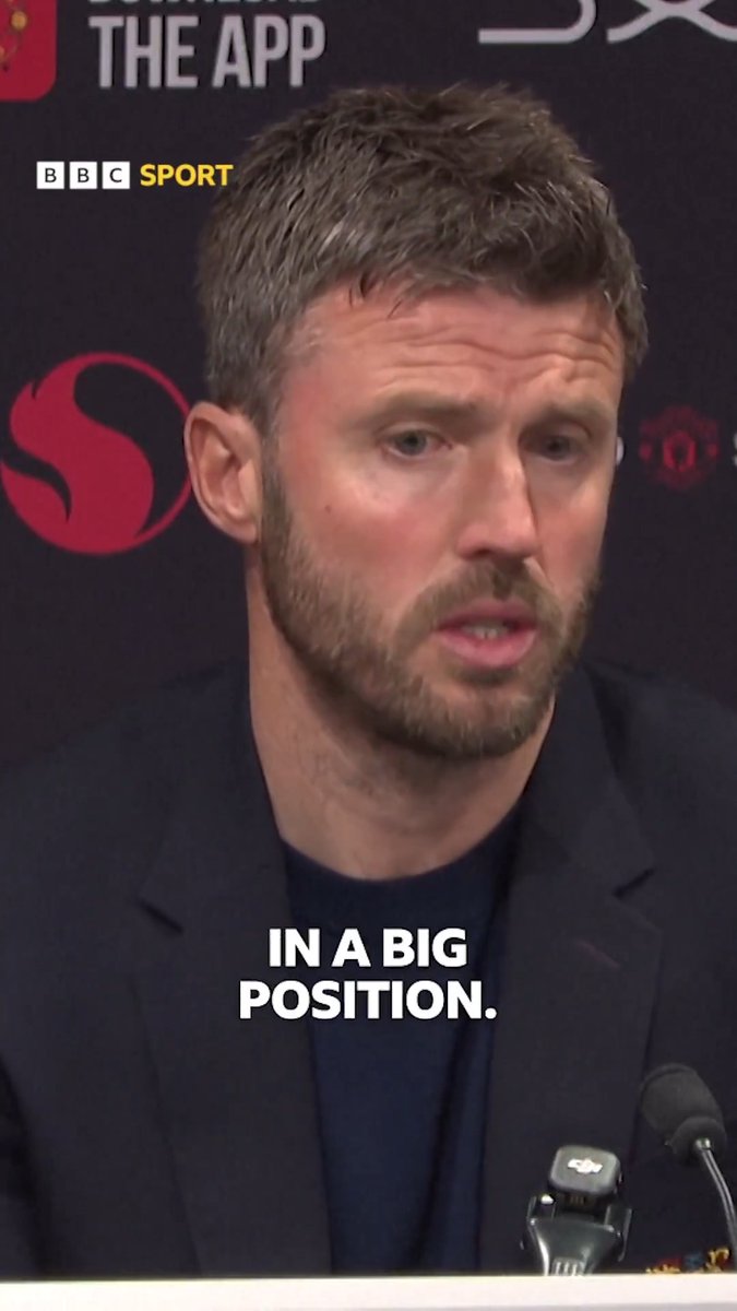 🗣 "Not something that we should be over-celebrating... We want to be finishing higher up the league really." Michael Carrick says Man Utd's season doesn't come to a close when they secure Champions League football ⚽✨